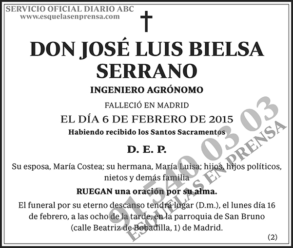 José Luis Bielsa Serrano